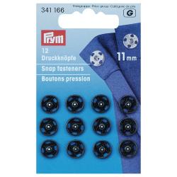 PRYM Annäh-Druckknöpfe MS 11 mm schwarz 