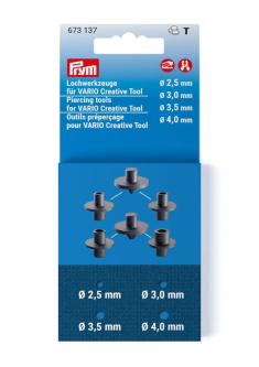 PRYM Lochwerkzeuge für VARIO Creative Tool (2,5 / 3 / 3,5 / 4 mm) 