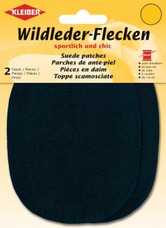 Kleiber Wildleder Flecken *klein* 2St. dunkelblau 058 - marine