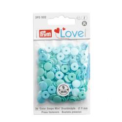 PRYM Prym Love Color Snaps Mini Mischpackung mint 