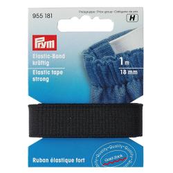 PRYM Elastic-Band kräftig 18 mm schwarz 