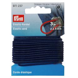 PRYM Elastic-Kordel 2,5 mm marine 