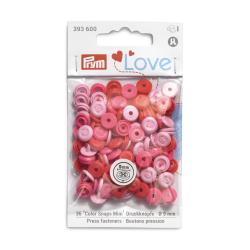 PRYM Prym Love Color Snaps Mini Mischpackung rosa 