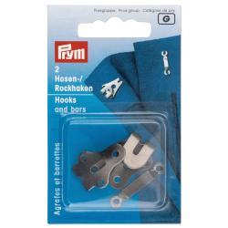 PRYM Hosen/Rockhaken und Stege ST 9 mm schwarz 