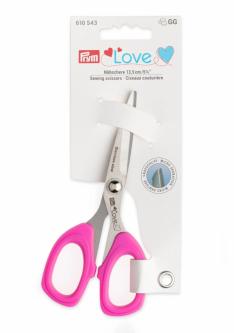 PRYM Prym Love Nähschere Micro Serration 13,5 cm pink 