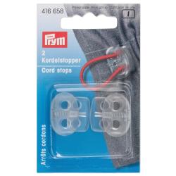 PRYM Kordelstopper KST 2-Loch transparent 