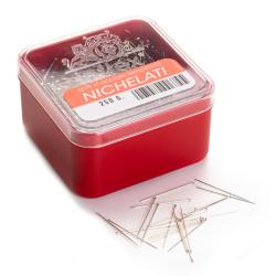 250g Stecknadeln ST 0,60 x 34 mm silberfarbig - RED-BOX EF8 