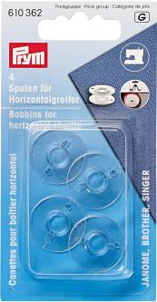 PRYM Nähmaschinenspulen KST Horizontalgreifer 20,5 mm 