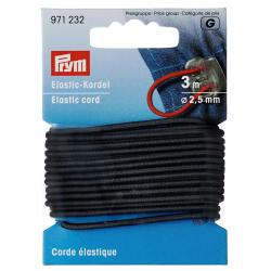 PRYM Elastic-Kordel 2,5 mm grau 